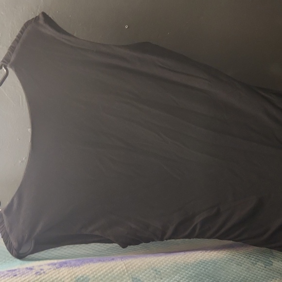 Maurices, black form-fitting blouse, size 0. - Picture 2 of 3